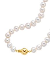 Perlenkette Schmuck Geschenk Gold 585 Halsschmuck Halskette