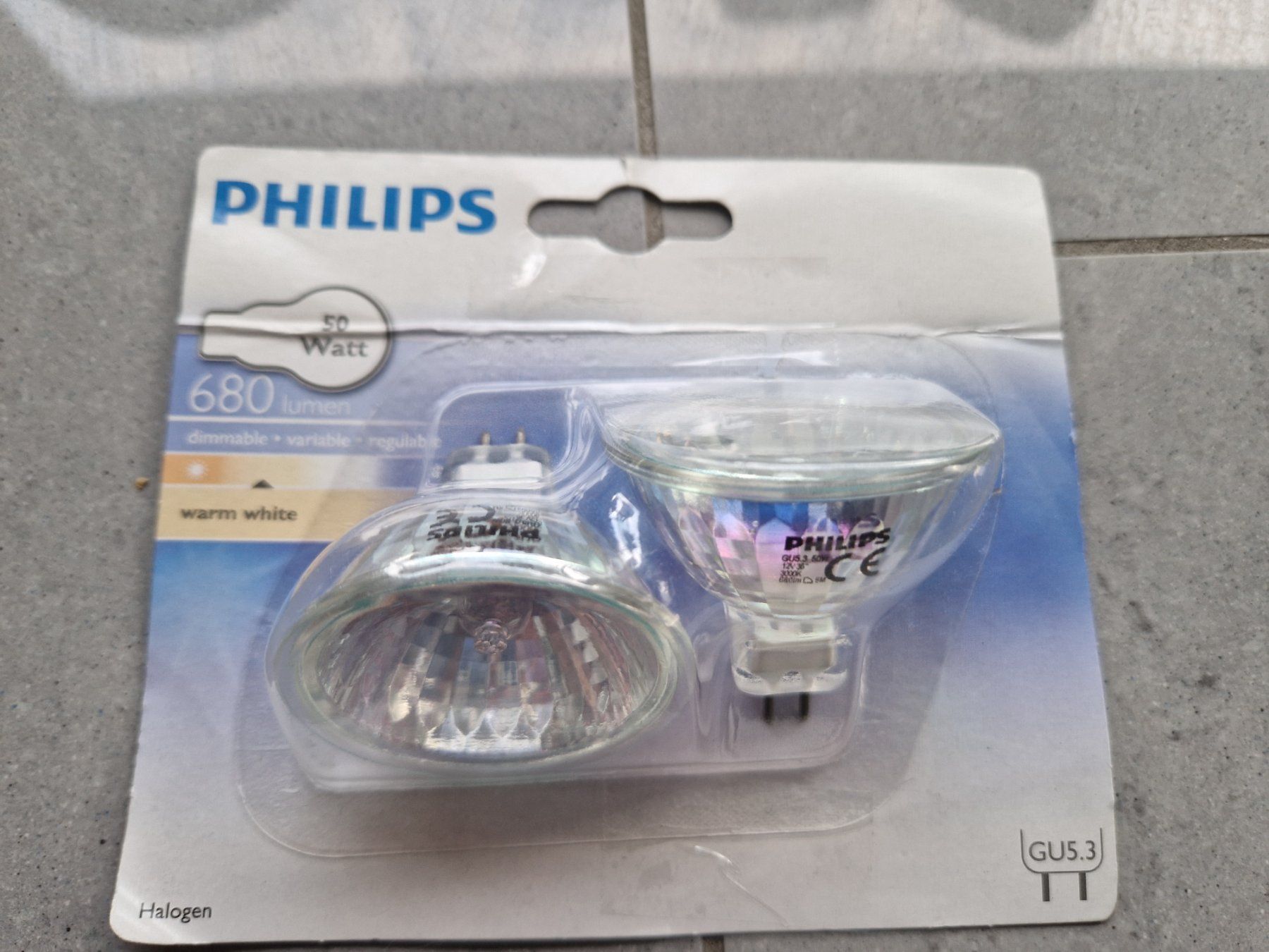 Philips Lampade: 2x Philips Halogenlampen 50W Warmweiss - NEU – Nuovo (secondo la descrizione) da Wilen b. Wollerau venduto da kaefer88