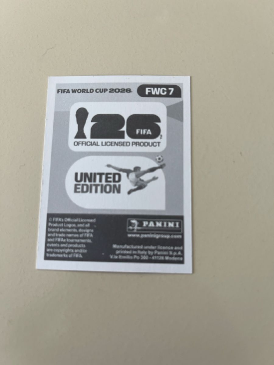 Panini Carte collezionabili: FIFA WC2026 Panini: FWC7 – Nuovo (secondo la descrizione) da Gossau ZH venduto da fabs04 1