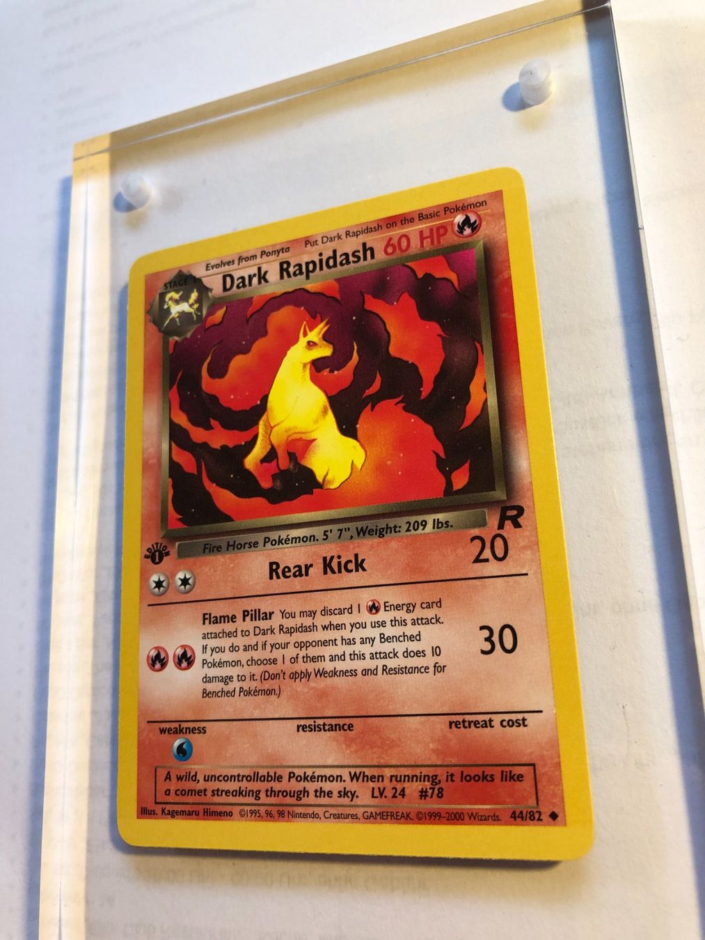 Carte collezionabili: Dark Rapidash Team Rocket 1st (unc.) - MINT - ab 1.- – Usato da Giubiasco venduto da dan_pr8b 2