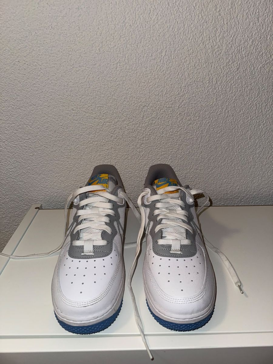 Nike Scarpe da uomo: Nike Air Force 1 React D/MS/X Weiss Grau Gelb – Nuovo (secondo la descrizione) da Zürich venduto da cha_5lzh 1