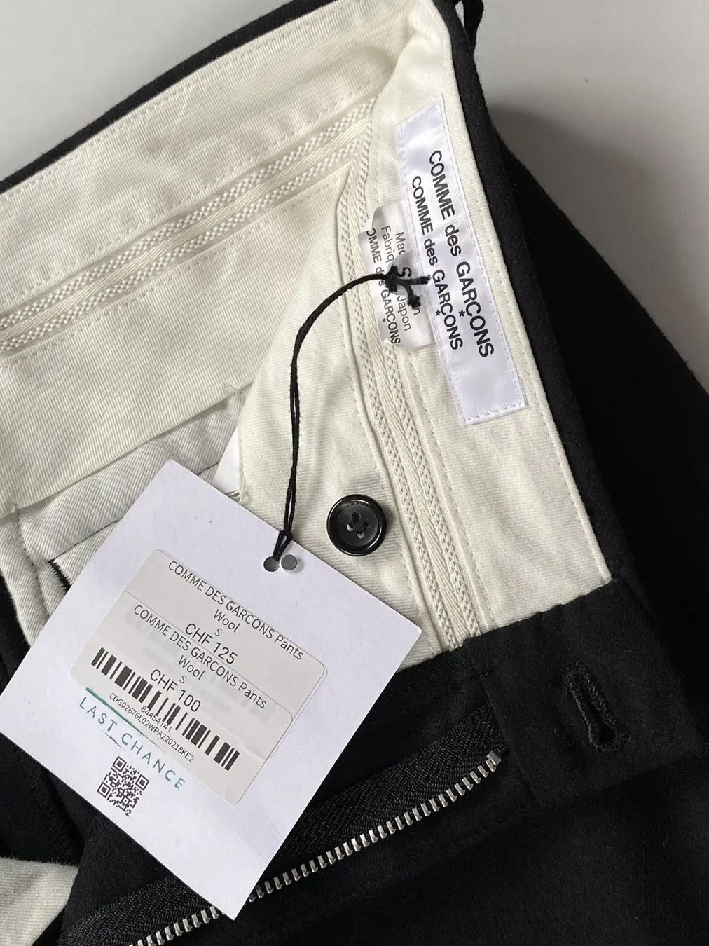 Comme Des Garcons Pantaloni: Comme Des Garçons Wool Tailored Trousers Hose S – Usato da Luzern venduto da Bon_Voyage 5
