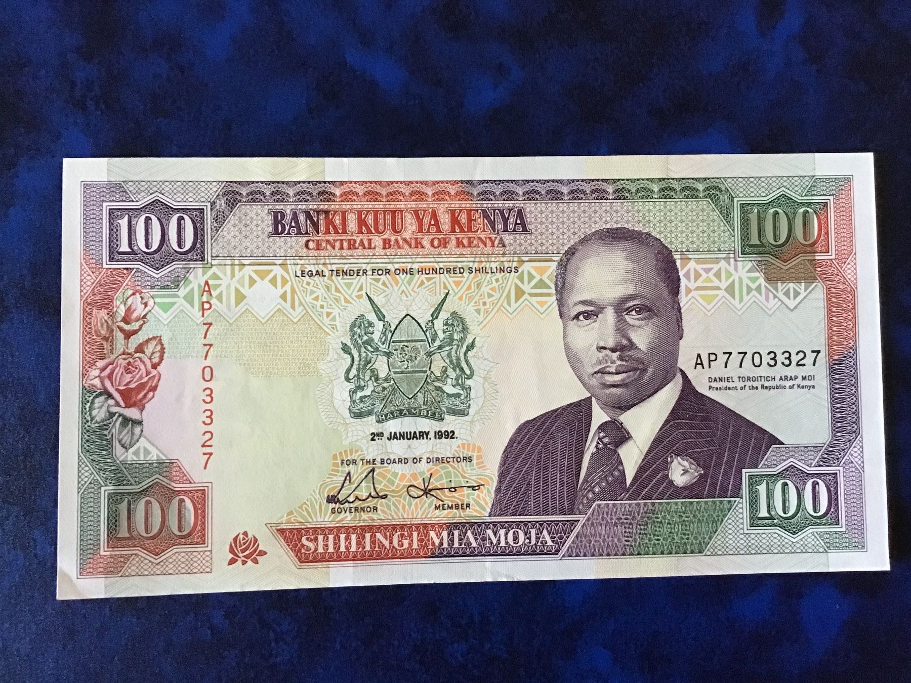 Banconote: Kenya 100 Schilling Note, Jahrgang 1992 – Nuovo (secondo la descrizione) da Urtenen-Schönbühl venduto da absolut08