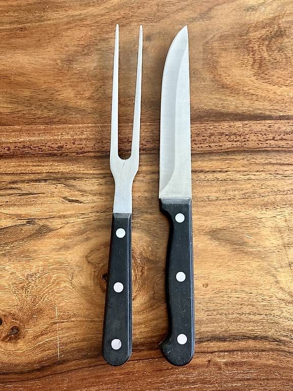 Couteaux de cuisine: Tranchierbesteck / Tranchier Messer & Gabel / Fleischmesser – D'occasion à Zürich par pas_y6lb 2
