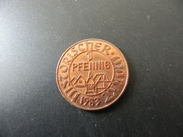 Jeton Aarau 1 Pfennig 1983 - Historischer Markt