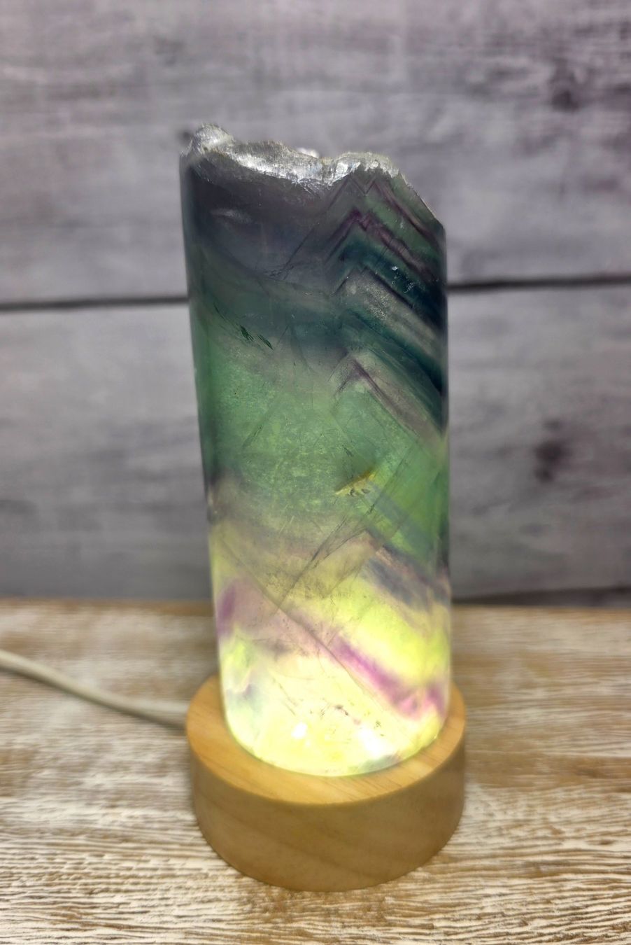 Minerali & Pietre curative: Fluorit Lampe C 415g – Nuovo e nell'imballaggio originale da Matzingen venduto da Shay_Crystalz 2