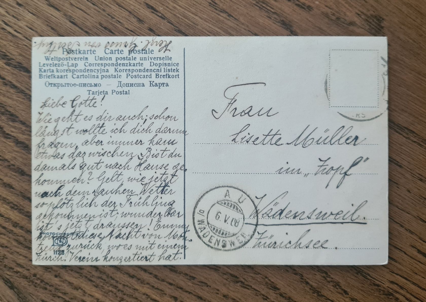 Cartoline postali: unbekannter Ort  Baselbiet? – Usato da Ebikon venduto da Donar50 1
