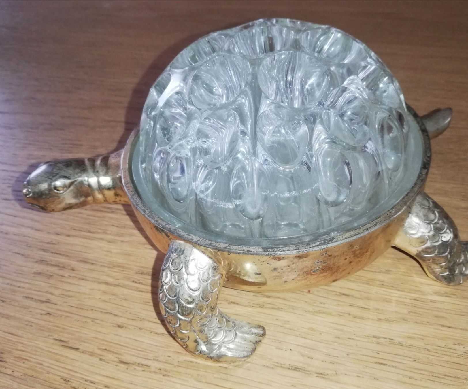 Statuette: Blumenfrosch Schildkröte – Usato da Aarburg venduto da Emelie
