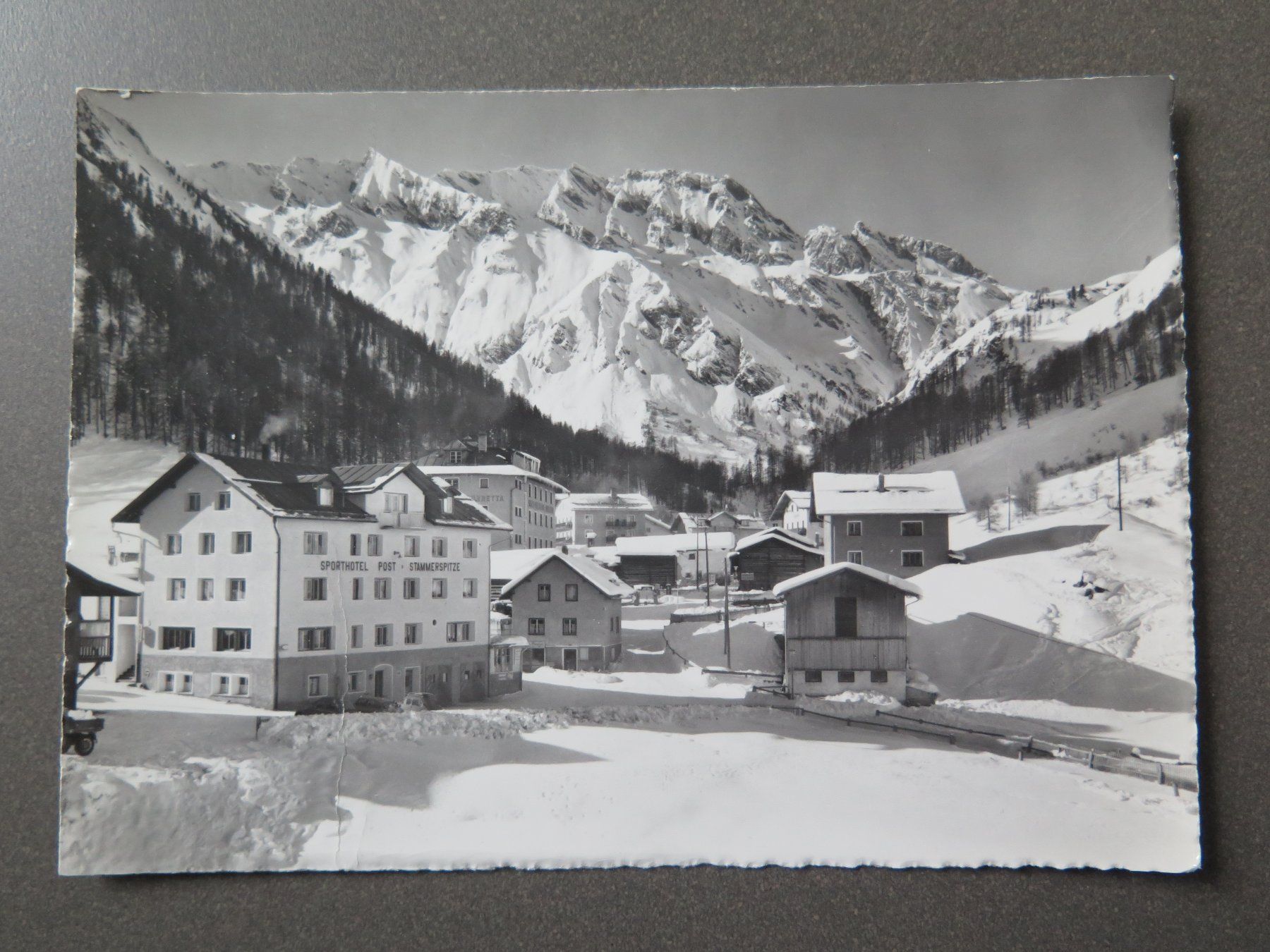 Cartoline postali: SAMNAUN - L. SPORTHOTEL POST – Usato da Wittenbach venduto da lipasal
