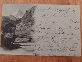Ansichtskarte Zermatt Matterhorn von 1899 sehr selten