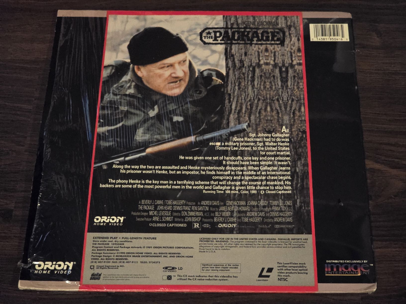 Tous les DVDs: Klassiker: The Package - Gene Hackman auf Laserdisc! – D'occasion à BADEN par Sprinz 1