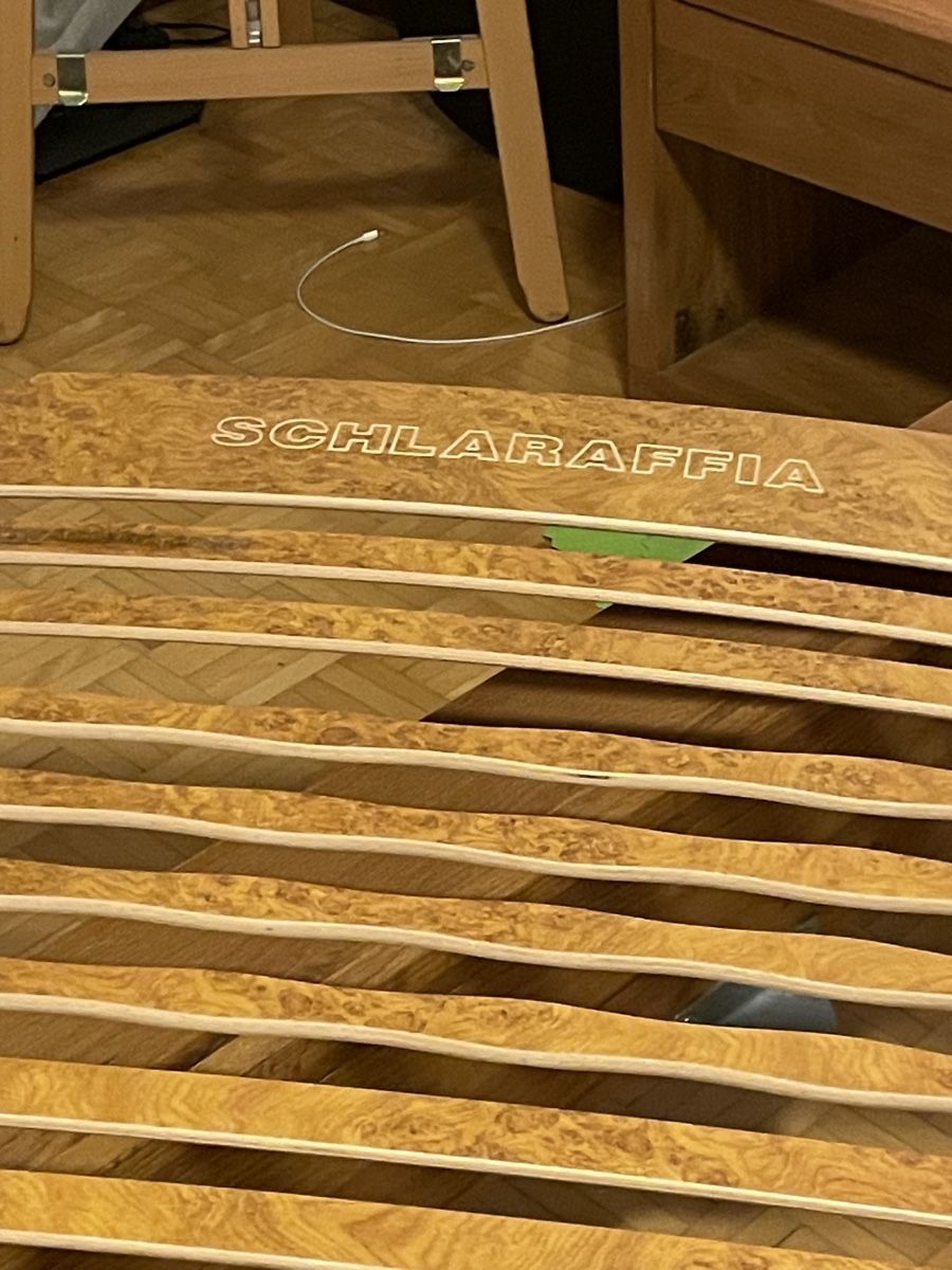 Letti: Massiven Eichenholzbett 180x200 + 2 Lattenroste – Usato da Zürich venduto da mar_m5p8 4