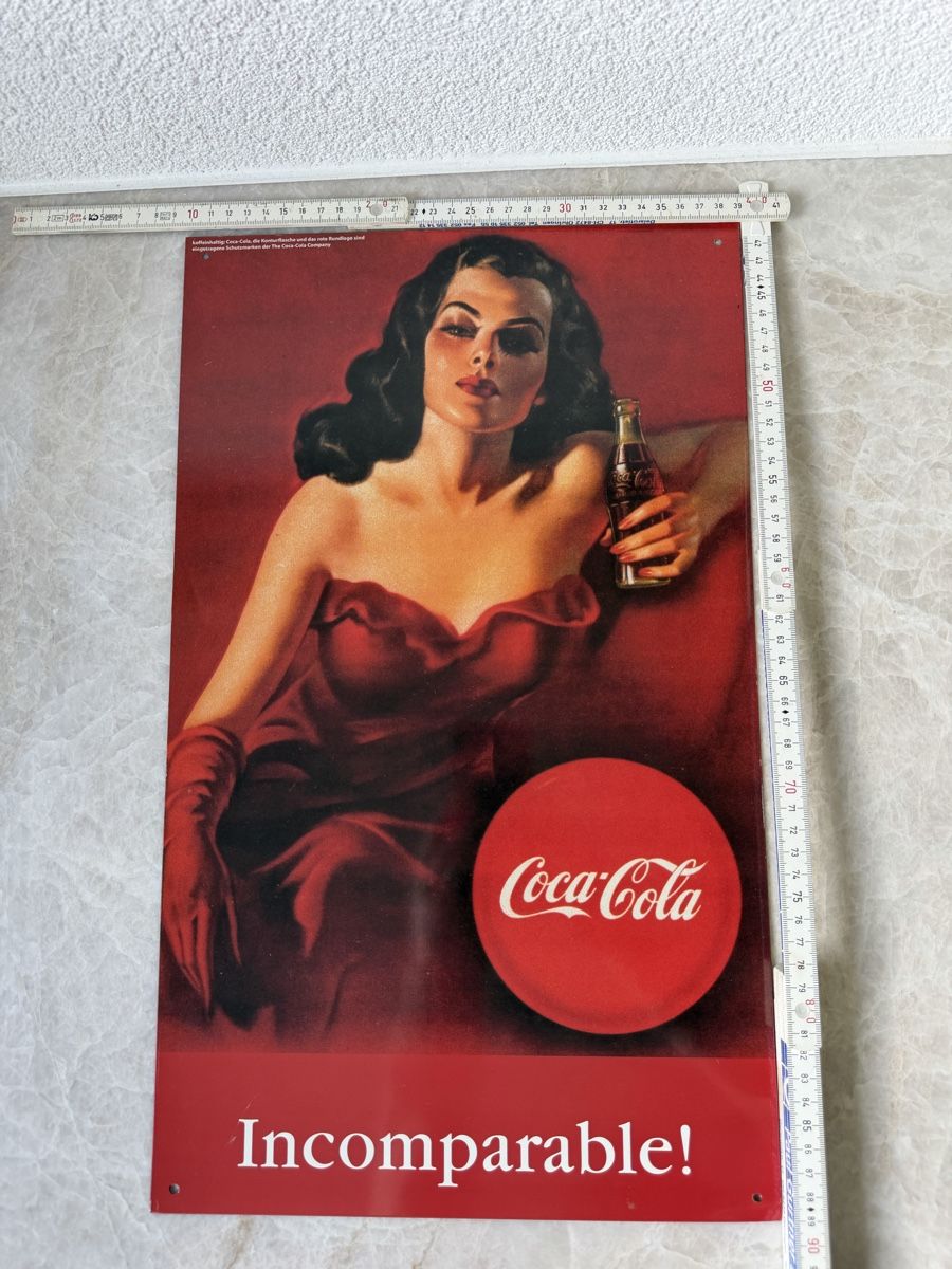 Coca-Cola Alle Dekorationen: Coca-Cola Blechschild  – Gebraucht aus Bertschikon von xty_yf6h 2