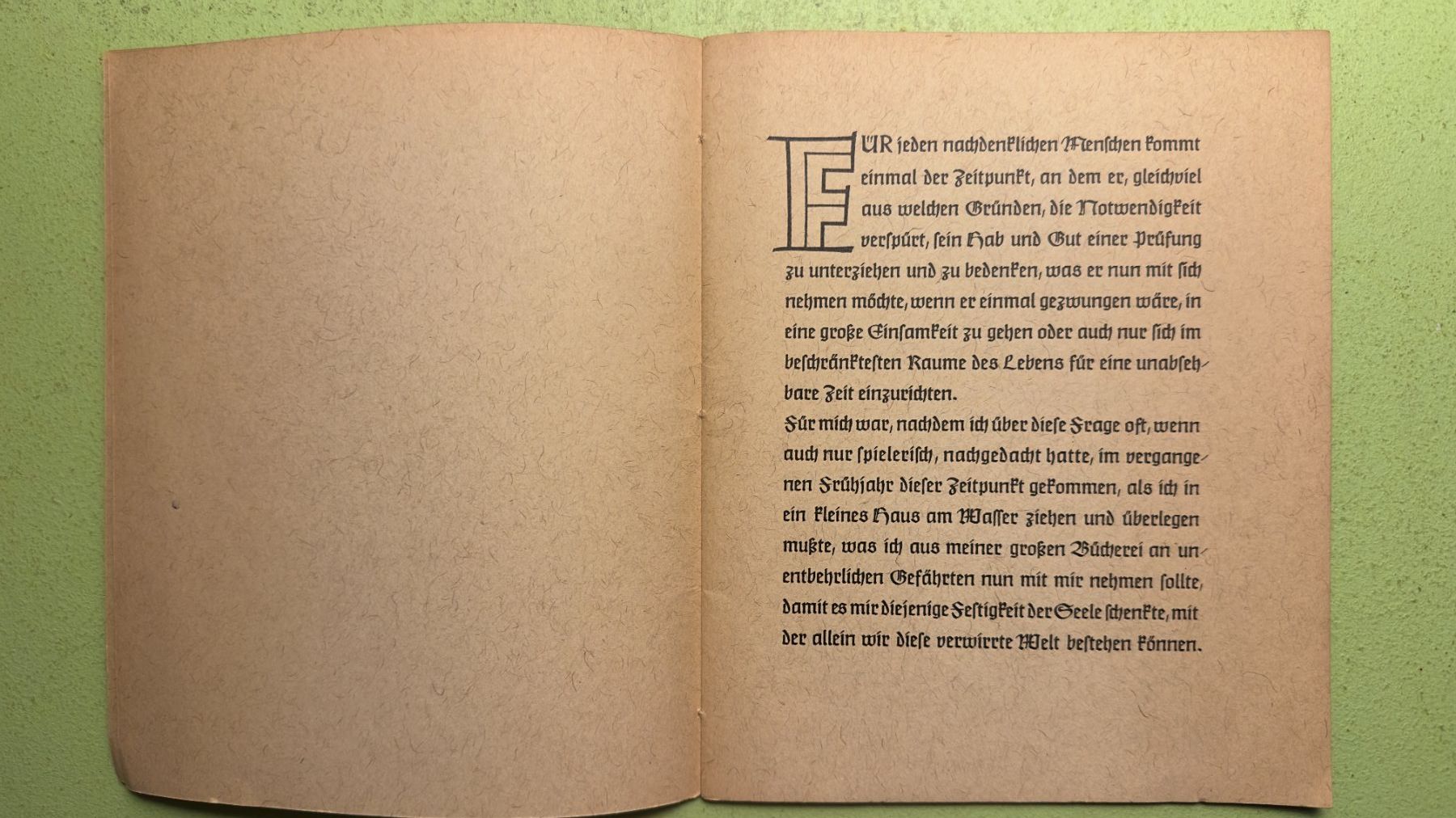 Libri: Ernst Wiechert: Vom Trost der Welt. – Usato da Zürich venduto da allp 1
