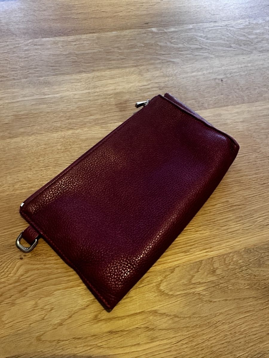 Longchamp Custodie per cosmetici: Longchamp Leder Kosmetiktasche/Clutch – Usato da Zürich venduto da lid_lqc8 2