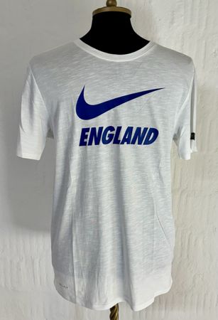 Nike England DAVID BECKHAM Fussball T-Shirt ( L) weiss NEU
