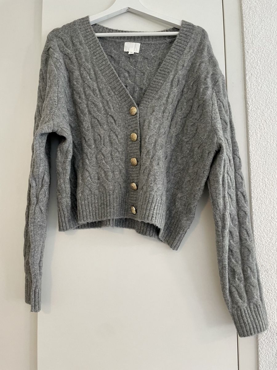 H&M Pulls & Sweat-shirts: Grey cardigan L – Neuf (Voir description) à Roche VD par closetcleanse