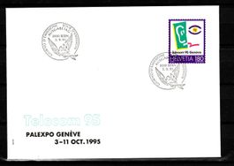 1995 - FDC / Weltausstellung TELECOM 95 in Genf