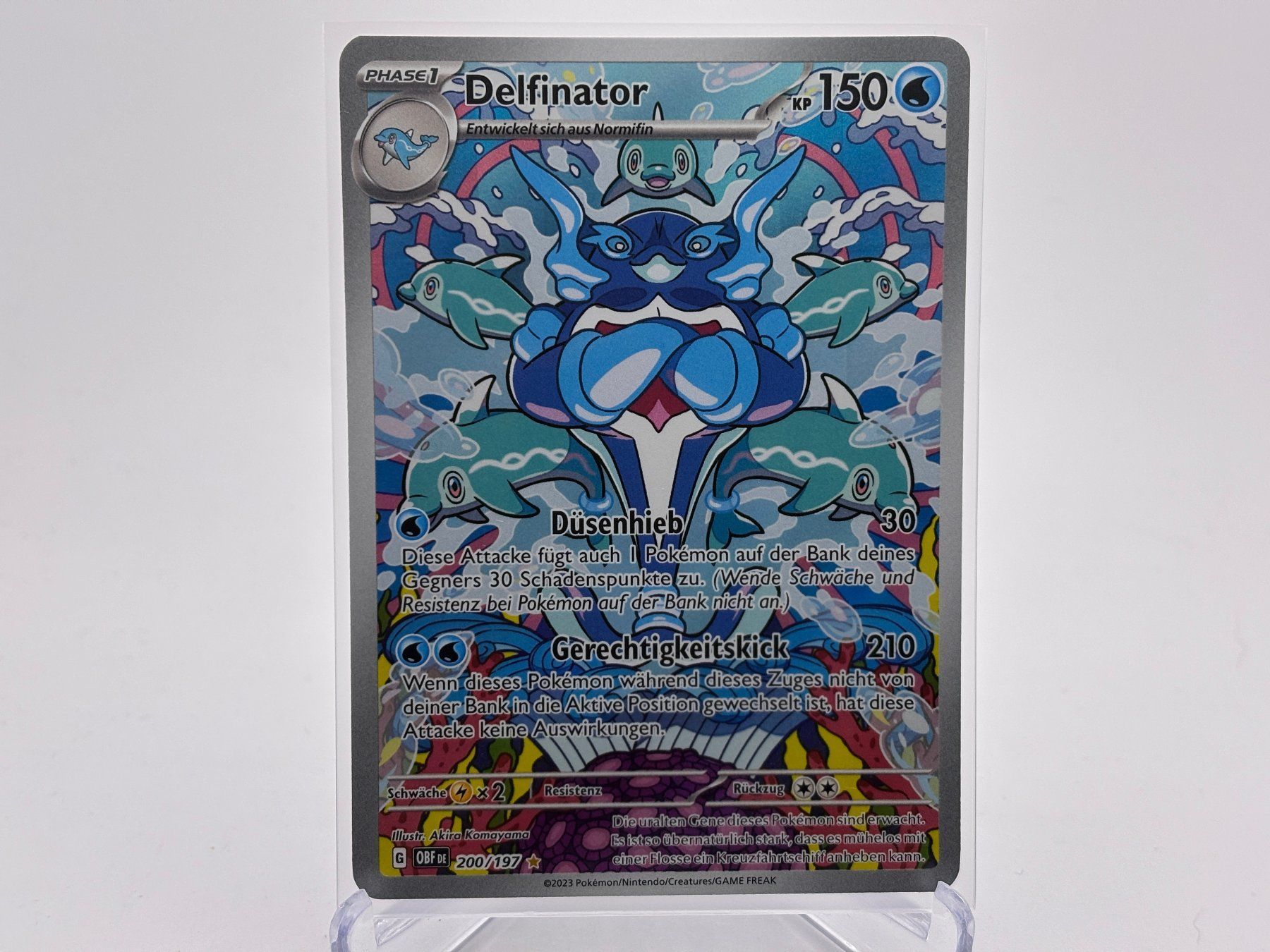 Pokémon Carte collezionabili: Obsidianflammen - Delfinator  (OBF 200) - DE – Nuovo (secondo la descrizione) da Allschwil venduto da Bullach