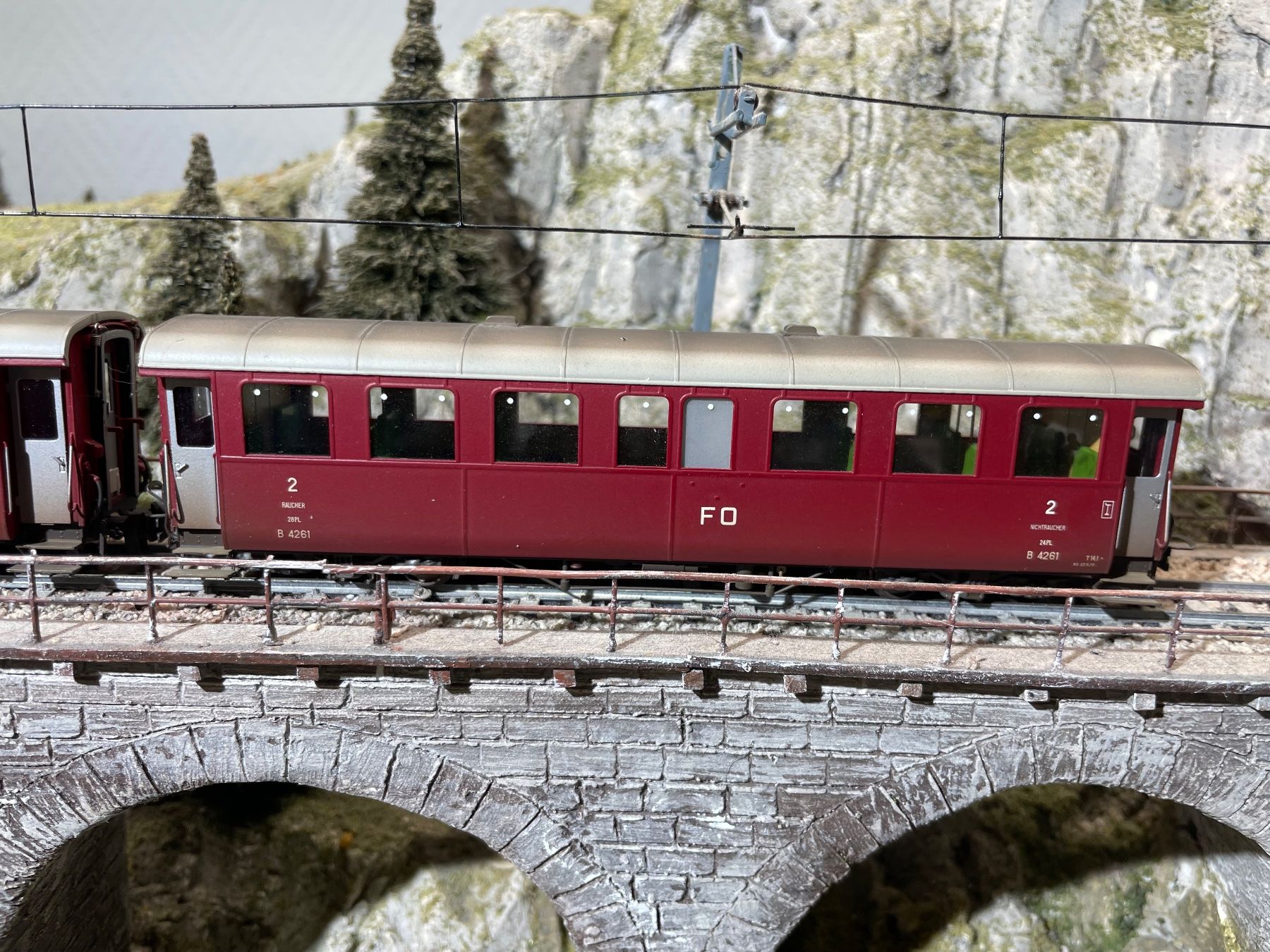 Ferro-suisse Modellini di ferrovie: Ferro Suisse, FO Wagen - Set – Usato da Krummenau venduto da ferrotech 5