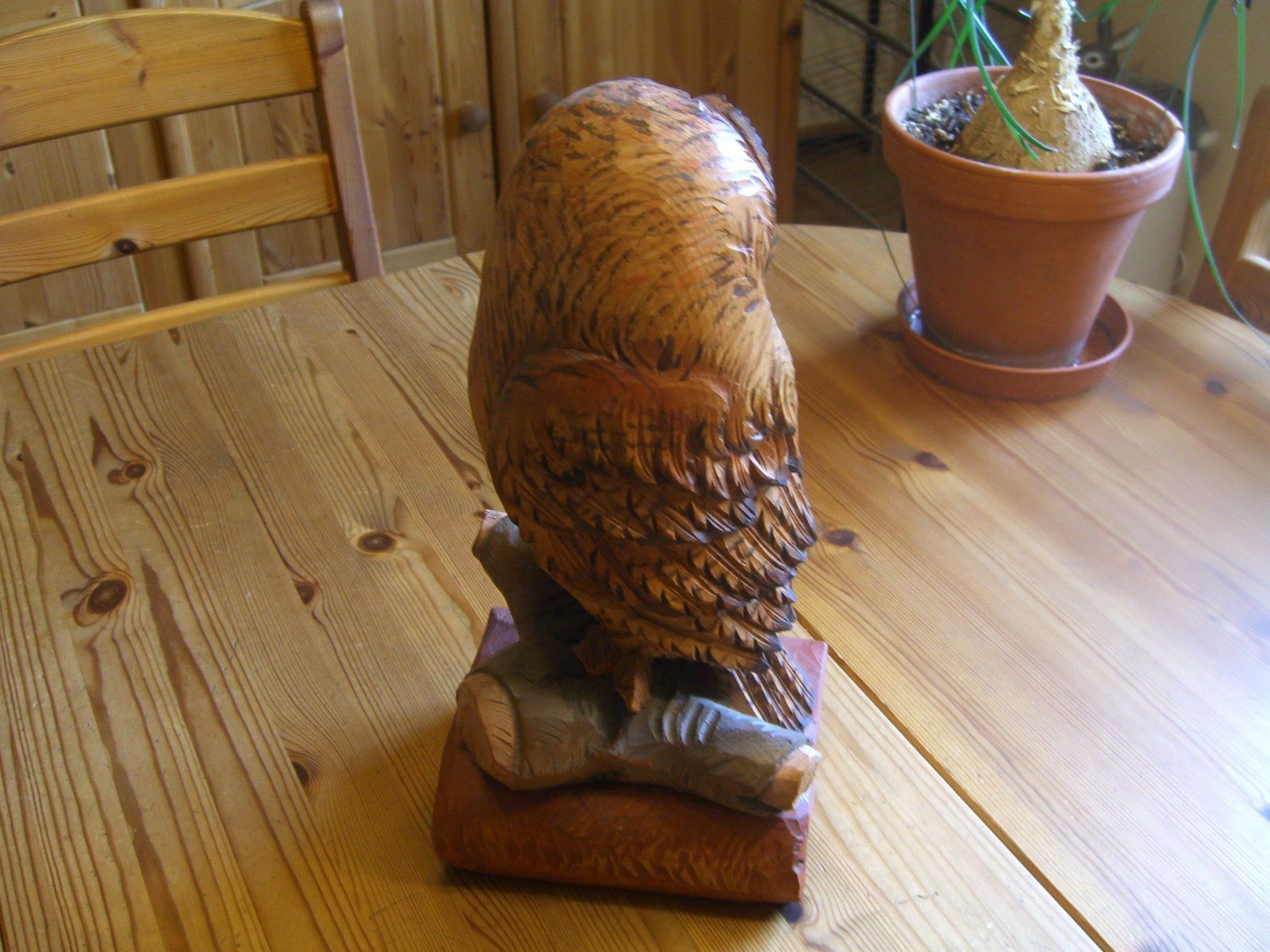 Sculture & Statue: wunderschöne, handgeschnitzte Eulen Skulptur a.d.Schwarzwald – Usato da Winterthur venduto da Gaia 2