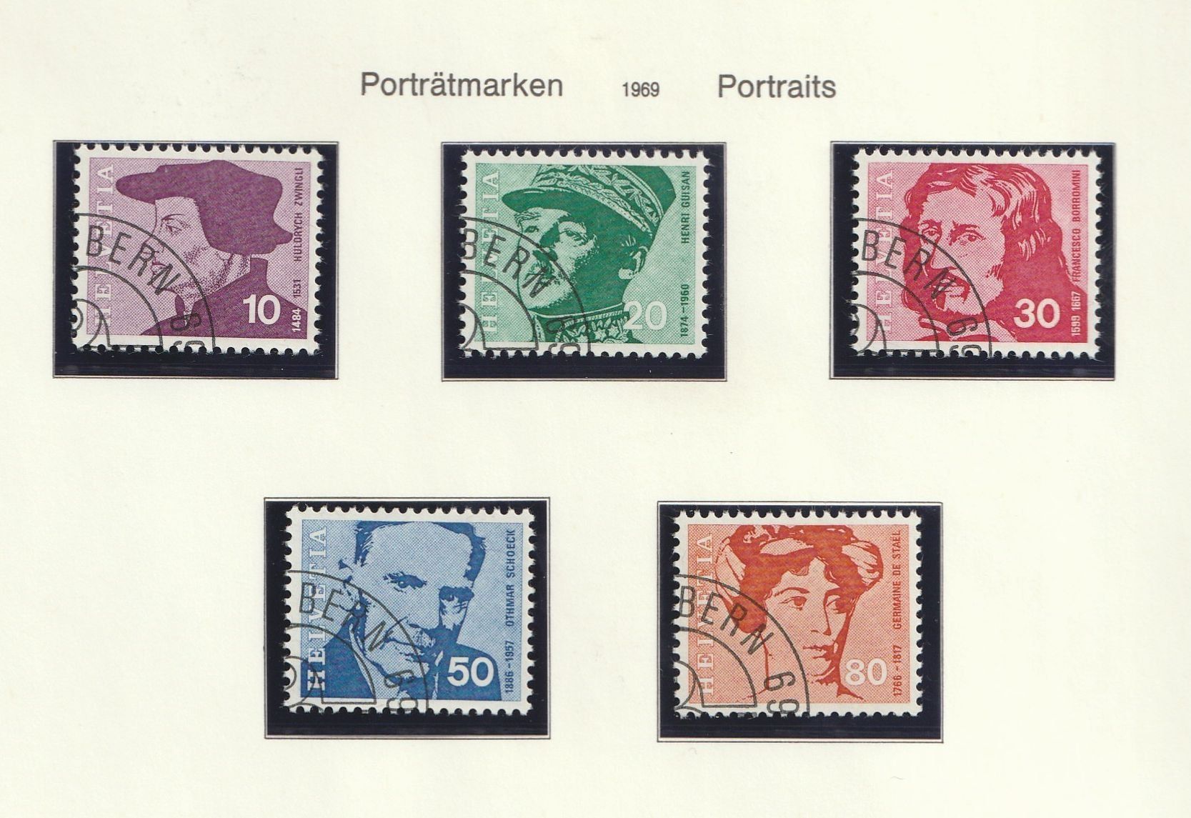 Alle Briefmarken: Jahresserie 1968/69, gest – Neu (gemäss Beschreibung) aus Buttisholz von wbr_wdw8 2
