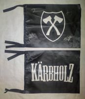 KÄRBHOLZ ** 2 FAHNEN ** SIGNIERT ** NEU ** ONKELZ