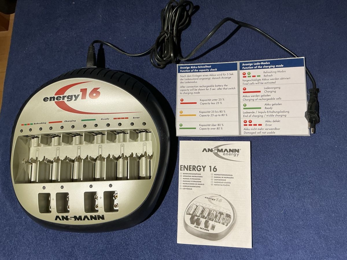 Akkus & Batterien: Batterie-Ladegerät Ansmann Energy 16 – Gebraucht aus Rafz von Cugnauls
