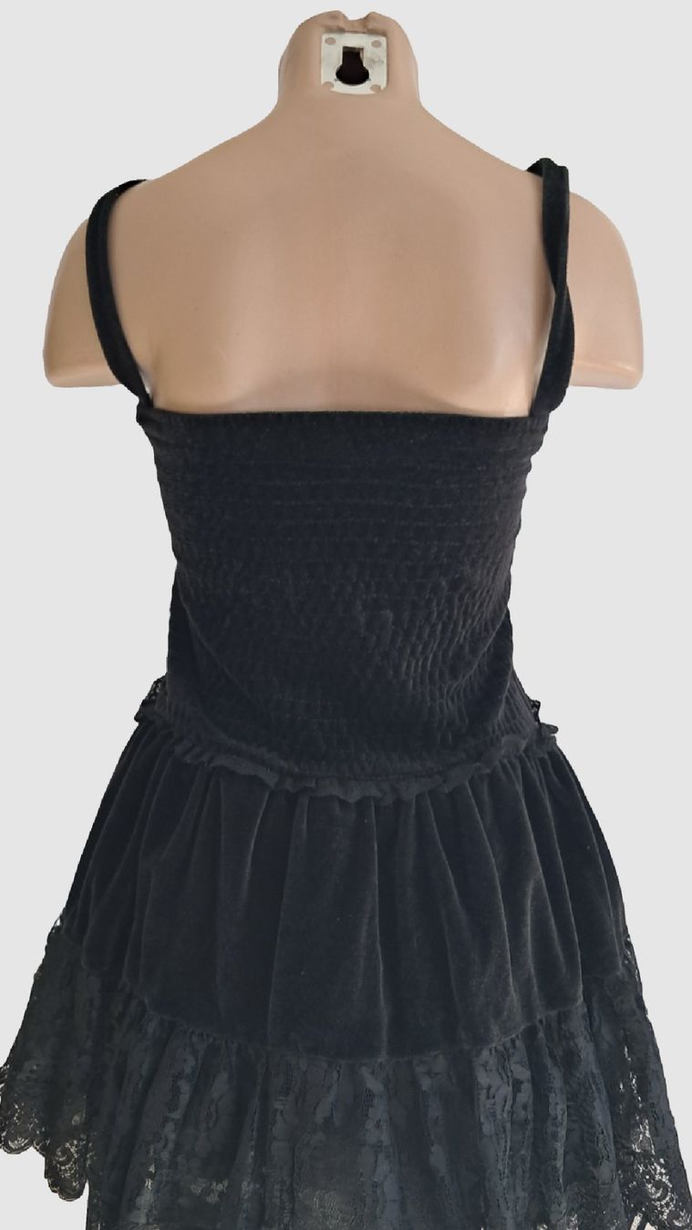 Vestiti: Samt und Spitze, süßes Kleid Gr. 40 in schwarz – Usato da Uerikon venduto da Jeanne04 4