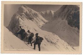 Aufstieg Tierwies-Säntis, Stempel Wetterwarte Säntis um 1915