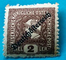 Briefmarken aus Österreich Aufdruck "Deutschösterreich"  