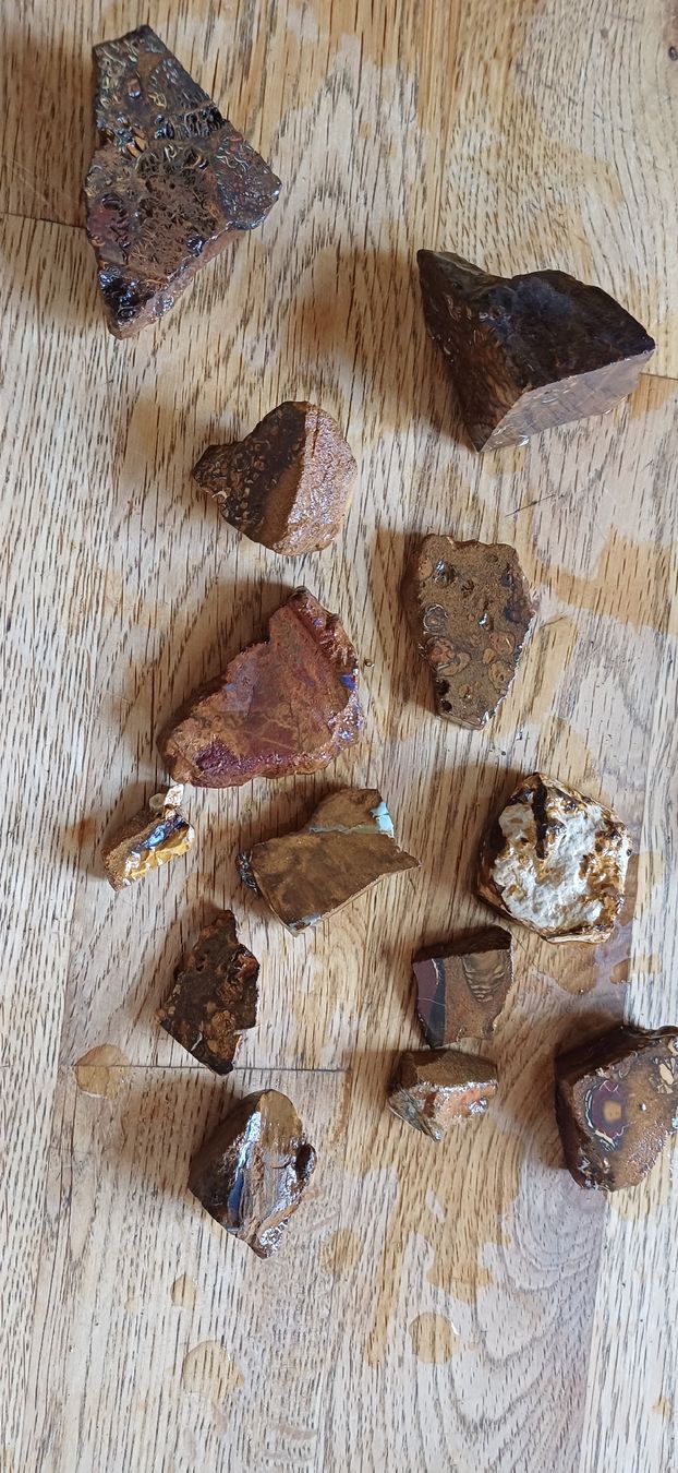 Edelsteine: 215 Gramm Bolder Opale  – Gebraucht aus Flawil von Naphtali