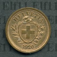 CHF___0.01 1920 stgl 1 Rappen