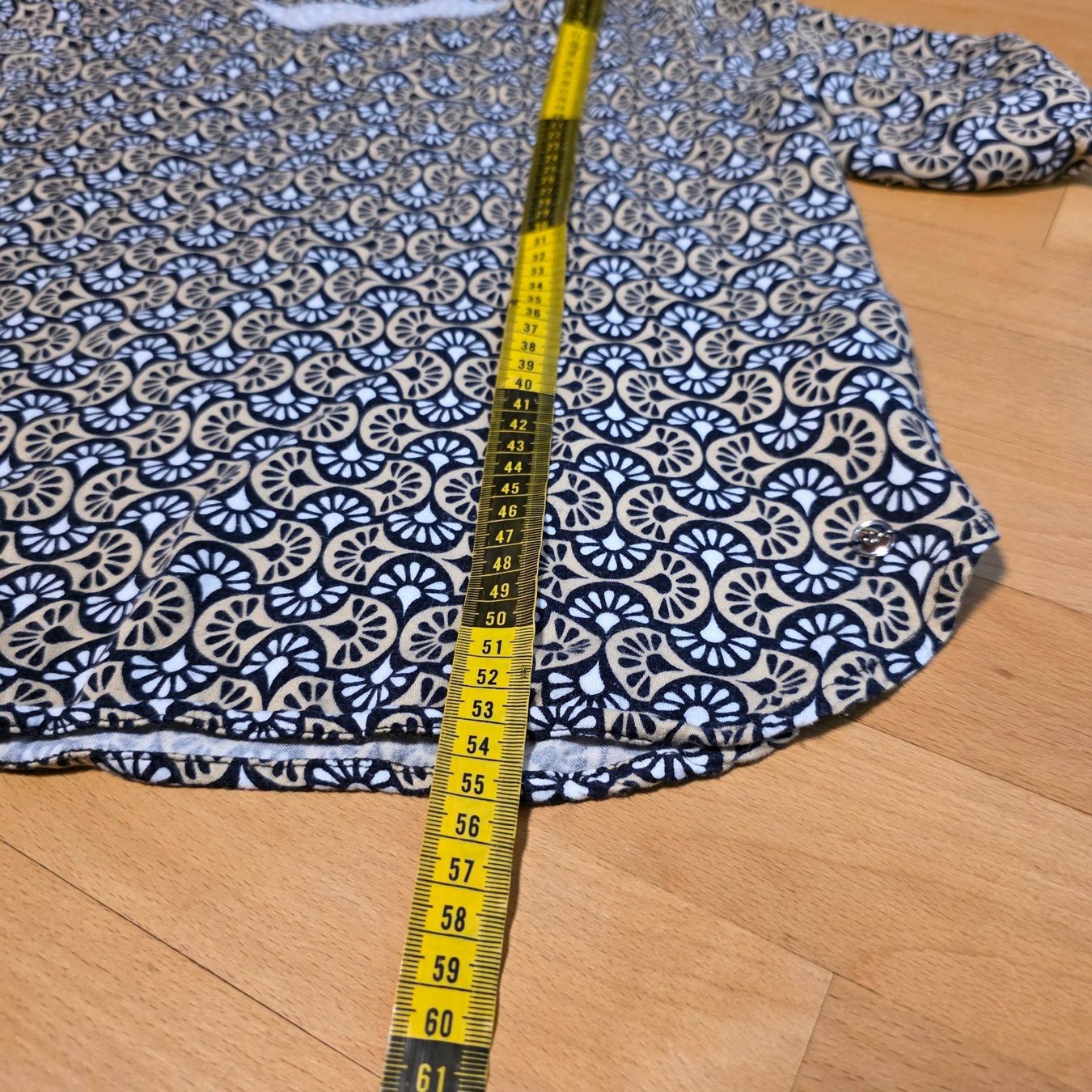 Walbusch Camicette: Walbusch Viskose Bluse mit Muster Gr. M – Usato da Wald ZH venduto da CapLux 3