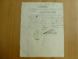 Ferriere, Commune de Jougnes, Extrait von Mai 1839