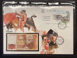 Banknotenbrief Spanien #21