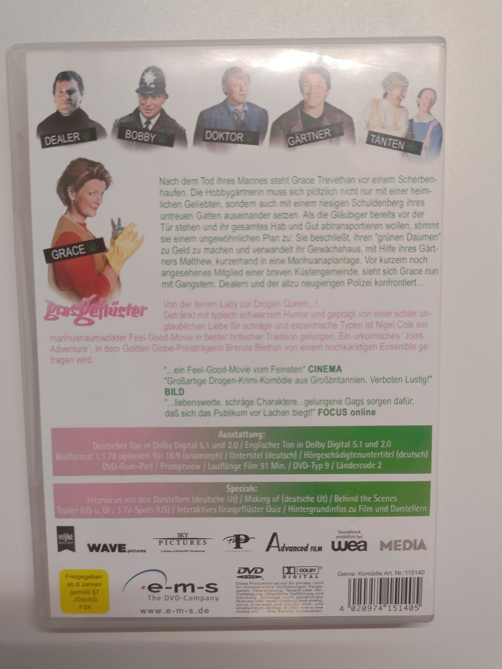 Alle DVDs: Grasgeflüster – Gebraucht aus Liestal von Kratzilla 2