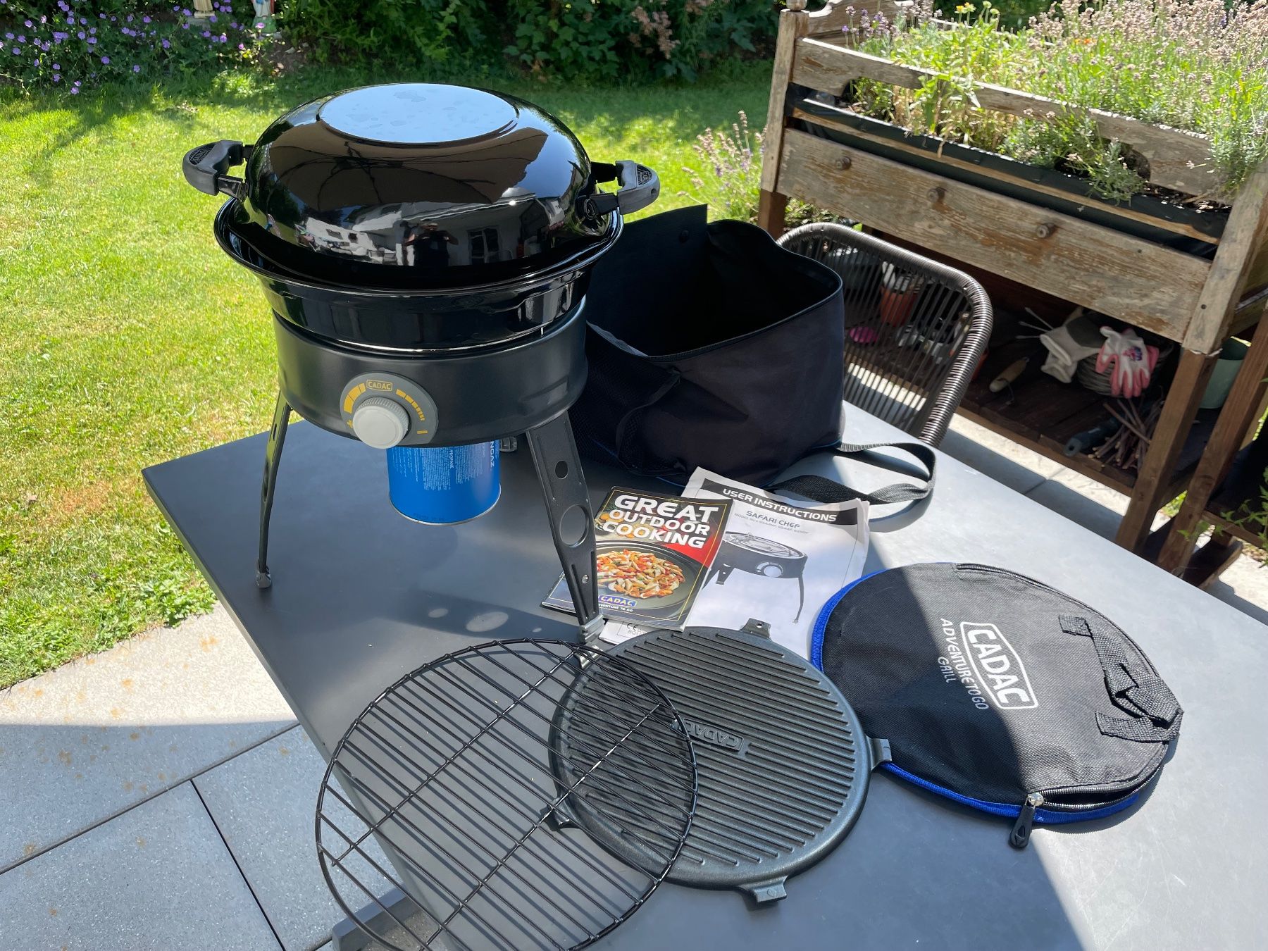 Cadac Griglie: CODAC Camping-Gas-Grill Safari Chef - NEUWERTIG – Usato da Stans venduto da Brode