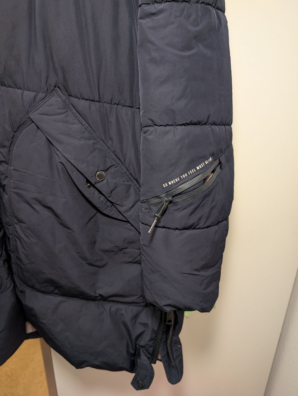 Tom Tailor Giacche: Tom Tailor Winterjacke, Grösse L, Dunkelblau/Navy – Usato da Wädenswil venduto da macik 1