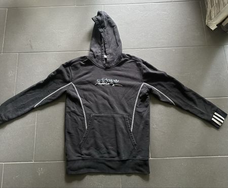 Adidas Kapuzenpullover Hoodie Schwarz Grösse L/164 Top Zusta
