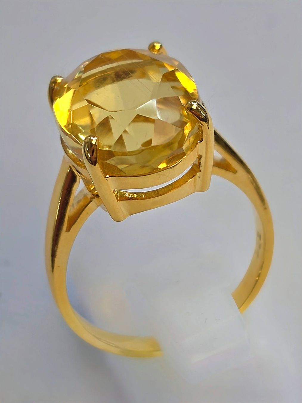 Anelli: Gold Fingering GelbSafir – Nuovo e nell'imballaggio originale da Zürich venduto da adriben 1
