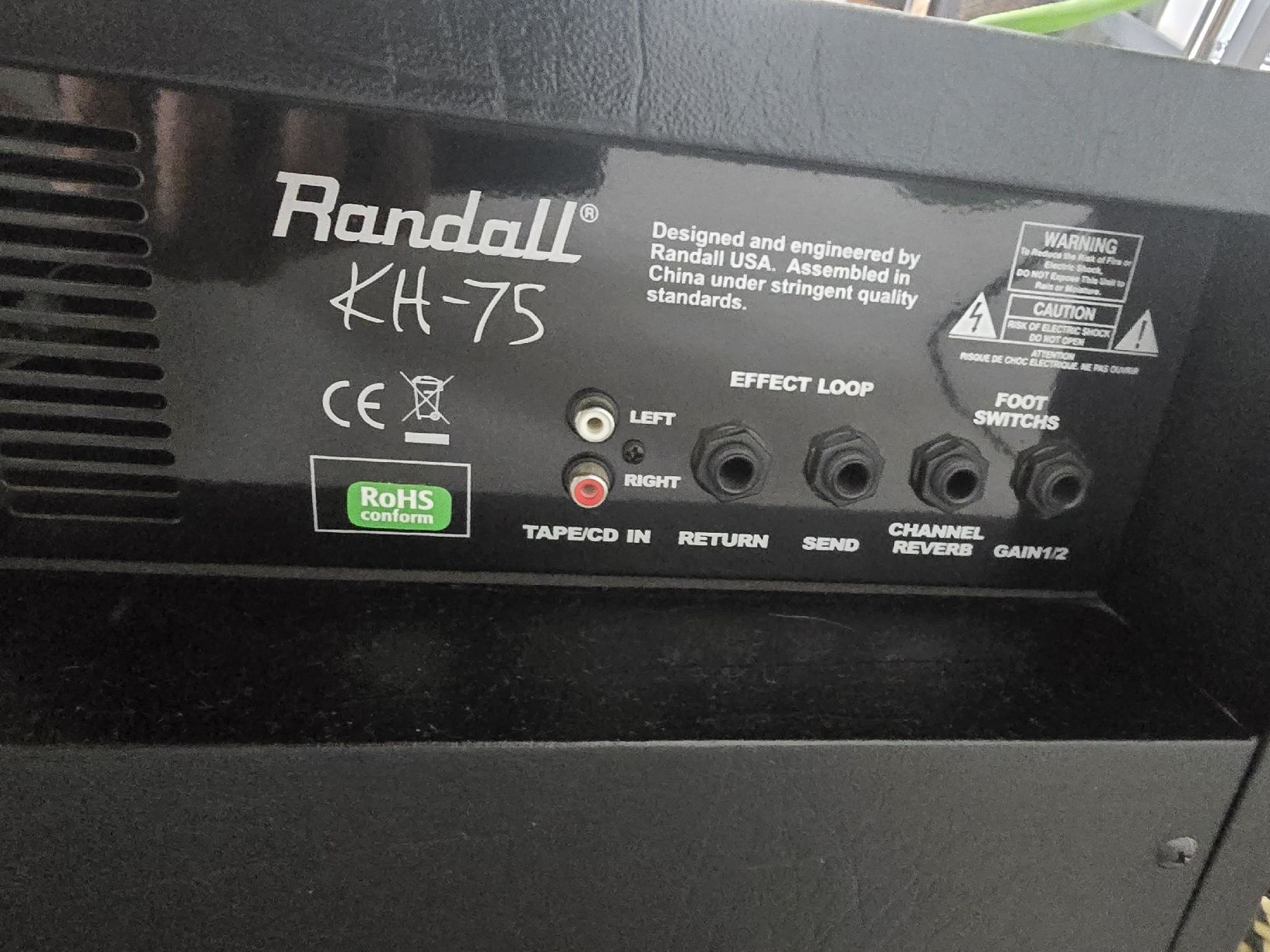 Randall Amplificatori: Randall KH-75 Kirk Hammett – Usato da Elgg venduto da FungusFungo 1