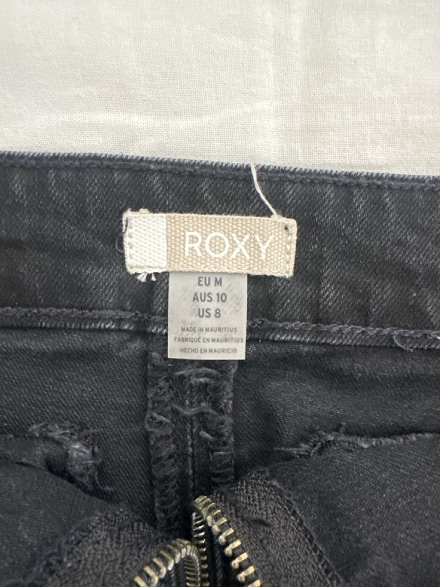 Roxy Gonne: Jeansrock schwarz mit Reissverschluss – Usato da Goldach venduto da mariarosapenasa 2