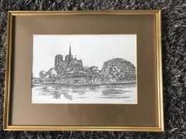 Bild Notre Dame in schönem Rahmen
