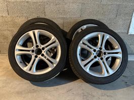 4 roues Mercedes Classe A / B / CLA – 17" – pneus et jantes