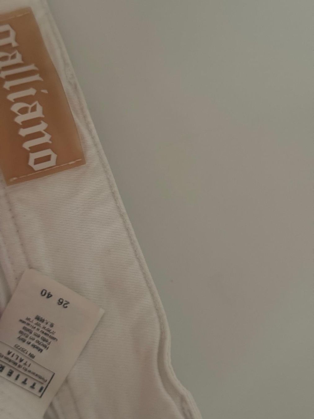 Jeans: Galliano Jeans, weiss – Usato da Zürich venduto da dub_tj95 3