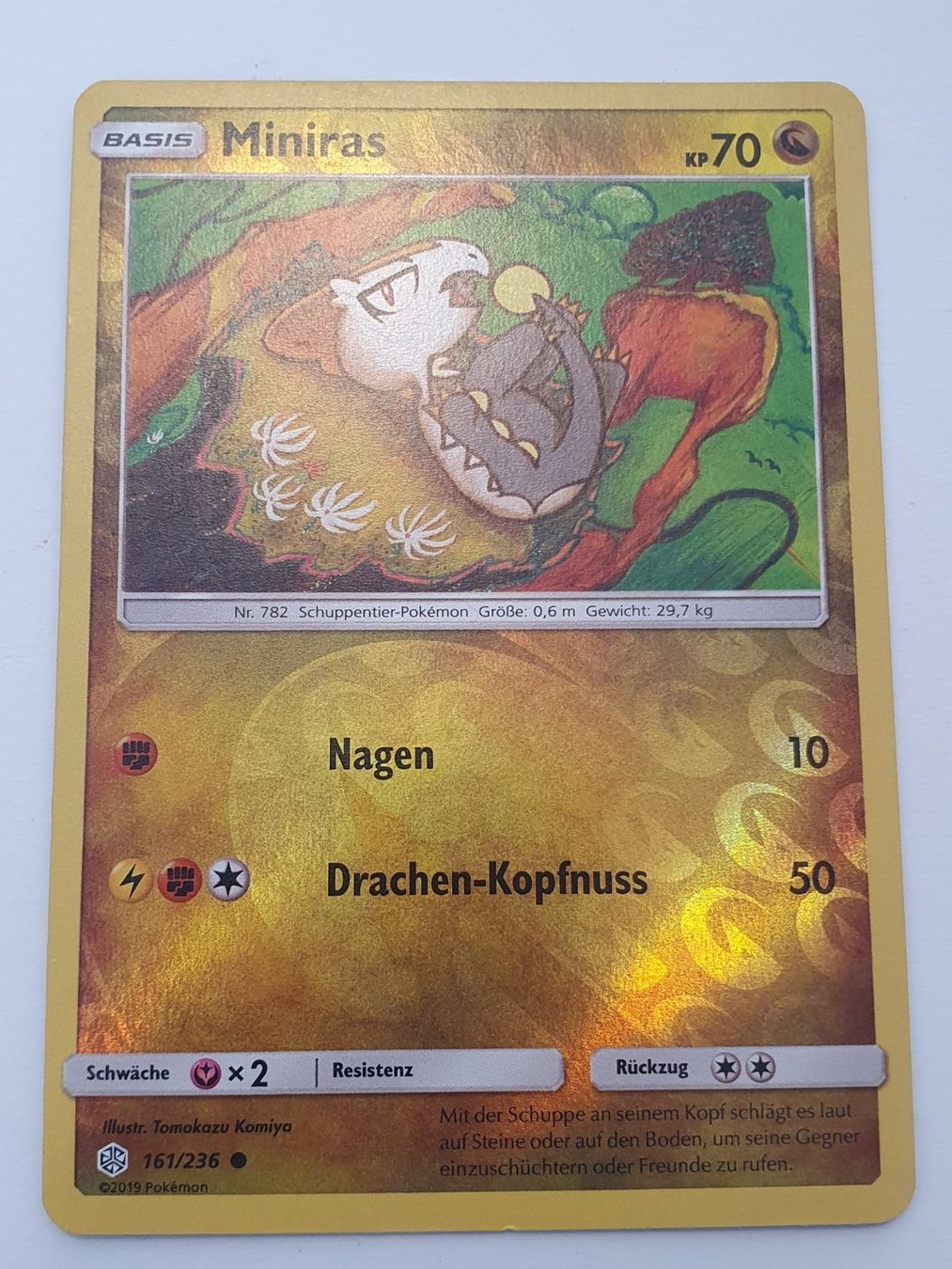 Pokémon Carte collezionabili: Miniras / 2019 Pokémon / Reverse Holo – Usato da Oberdorf BL venduto da BaldenEagle