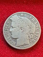Frankreich 1 Franc 1872-Silbermünze 900/1000