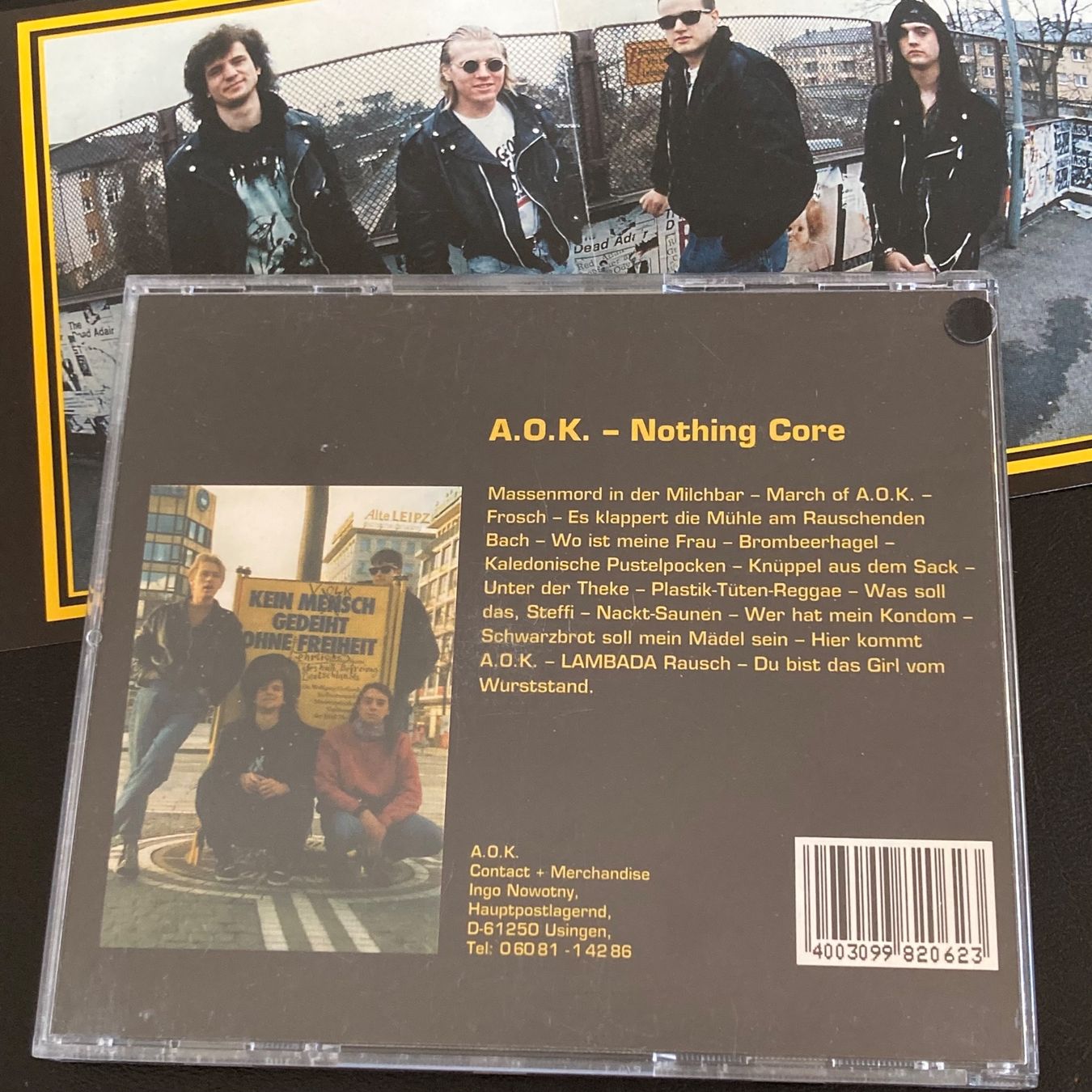 CD: A.O.K. - Nothing Core – Usato da Bern venduto da Ntsamina 1