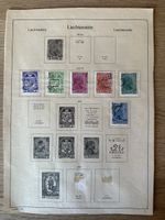 Liechtenstein - 1917-1930 o + * + (*) auf alten KABE Vordruc